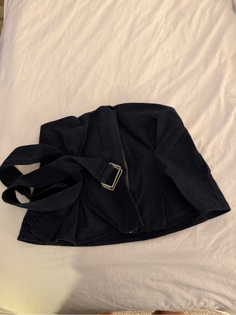 Anthropologie Belted Strapless Top